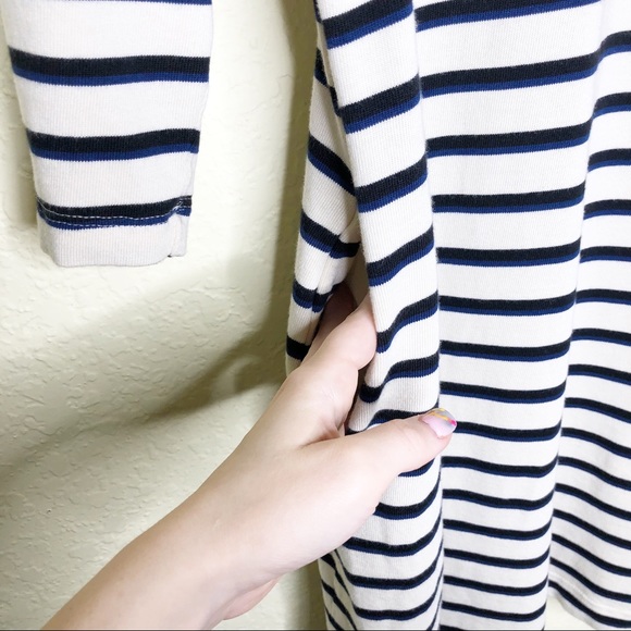 Marine Layer | Gigi White Striped Pocket Dress M - Picture 4 of 6